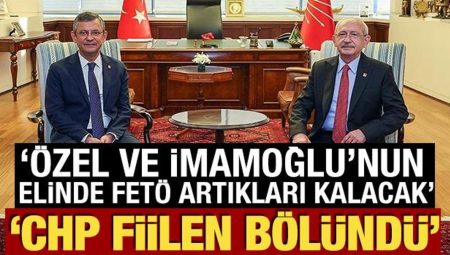 Aydın Ünal CHP’deki bölünmeyi yazdı: Özel ve İmamoğlu’nun elinde FETÖ artıkları kalacak