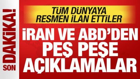 İran ve ABD’den peş peşe açıklamalar! Tüm dünyaya ilan ettiler! Mutabakat imzalandı