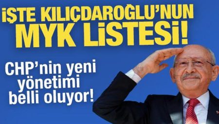 İşte Kemal Kılıçdaroğlu’nun MYK listesi: CHP’nin yeni idaresi belirli oluyor